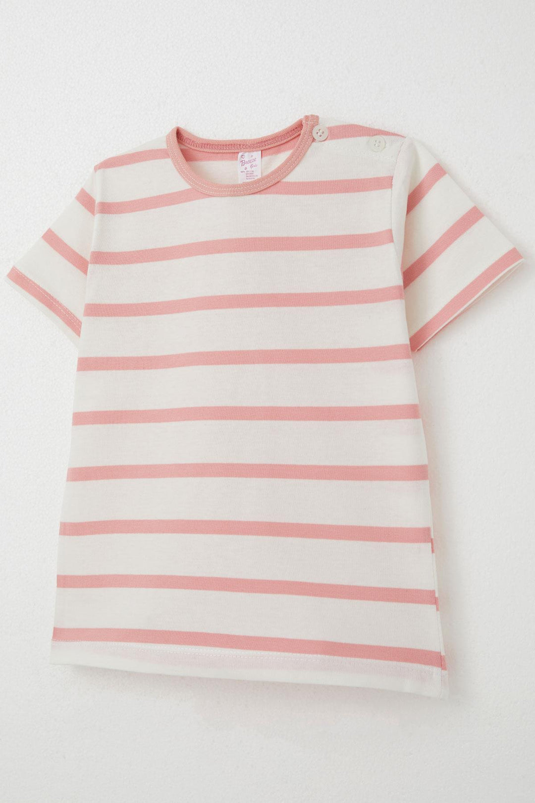 BRE Breeze Girl's T-shirt Striped 1-4 Years, Beige - Columbia