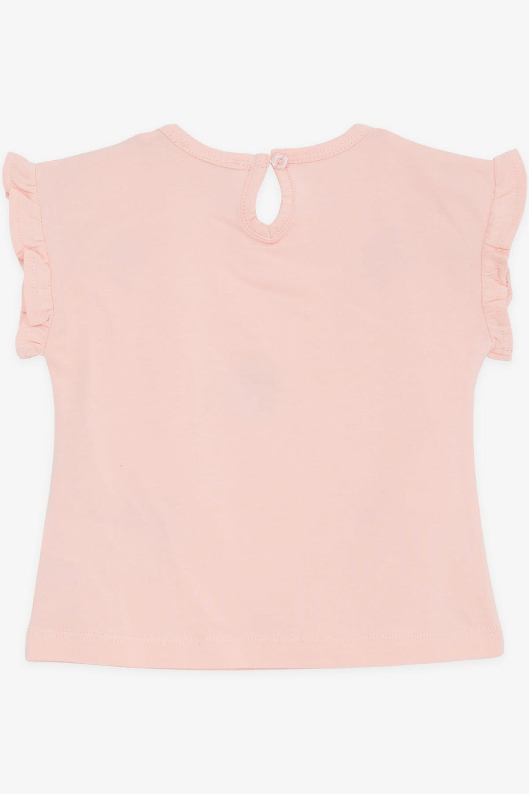 BRE Breeze Girl's T-Shirt with Sequins Colorful Strawberry Print 1.5-5 Years, Salmon - Brixton