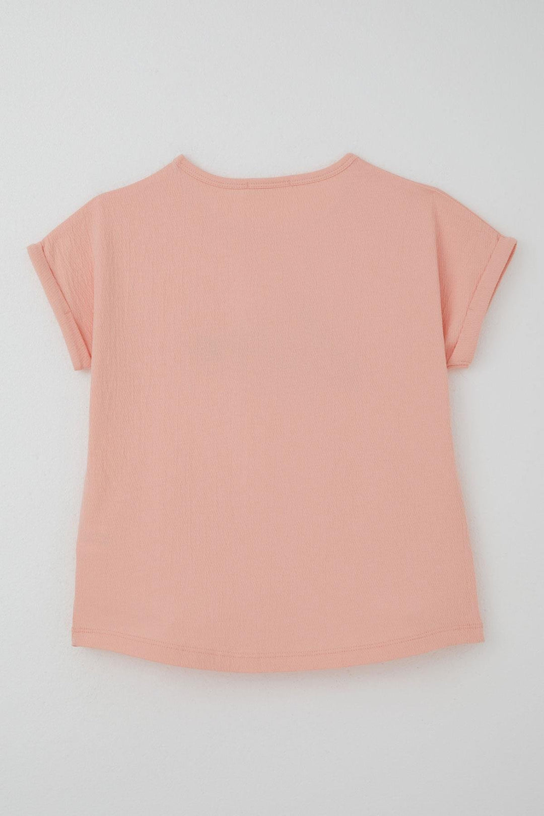 BRE Breeze Girl's T-shirt Love Themed Text Printed Glittery 94 Years, Salmon - Juventino Rosas