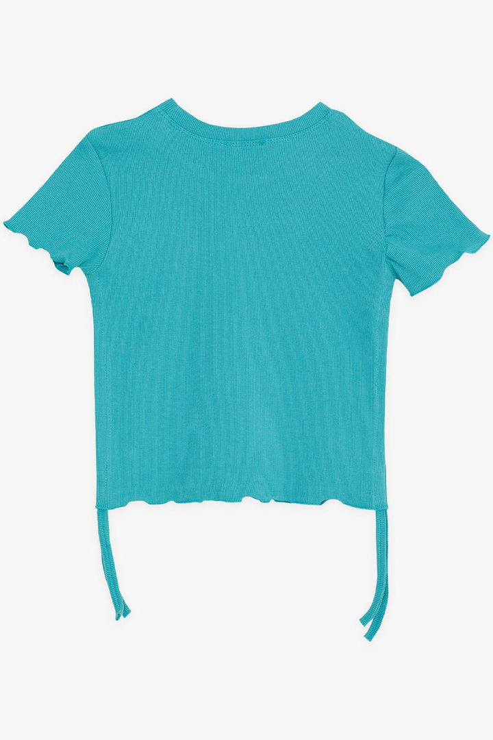 BRE Breeze Girl's T-Shirt with Ruched Sides, 84 Years, Mint Green - Exeter