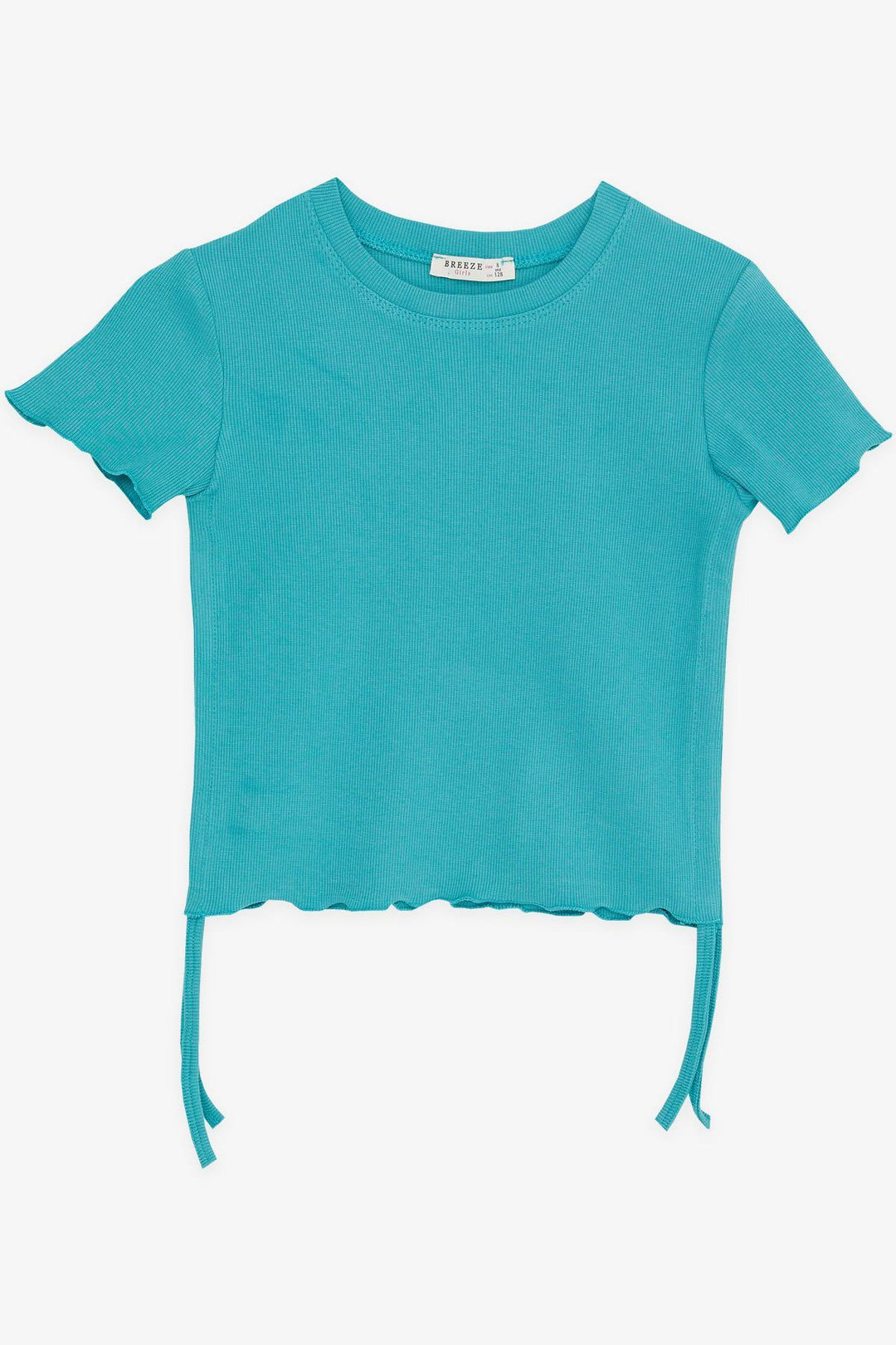 BRE Breeze Girl's T-Shirt with Ruched Sides, 84 Years, Mint Green - Exeter