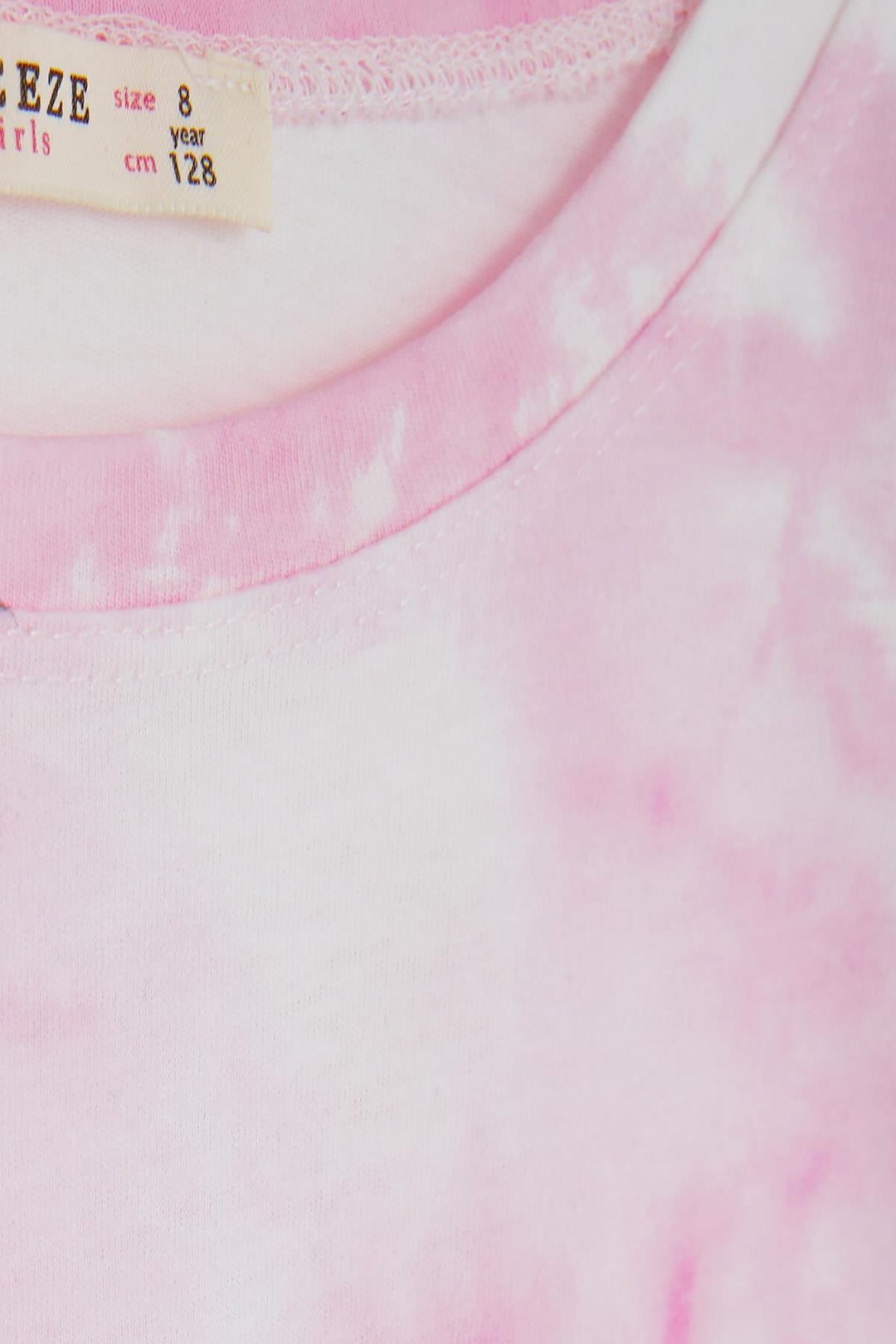BRE Breeze Girl's T-shirt with Printed Text, 84 Years, Pink - Oldenburg