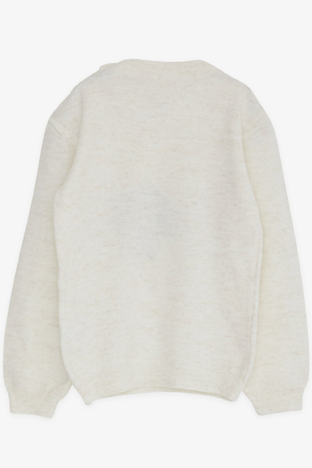 BRE Breeze Girl's Sweater with Sequined Unicorn Print 1.5-5 Years, Beige - Modica