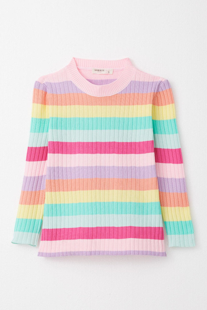 BRE Breeze Girl's Sweater Colorful 2-6 Years, Mixed Color - Kalamáta