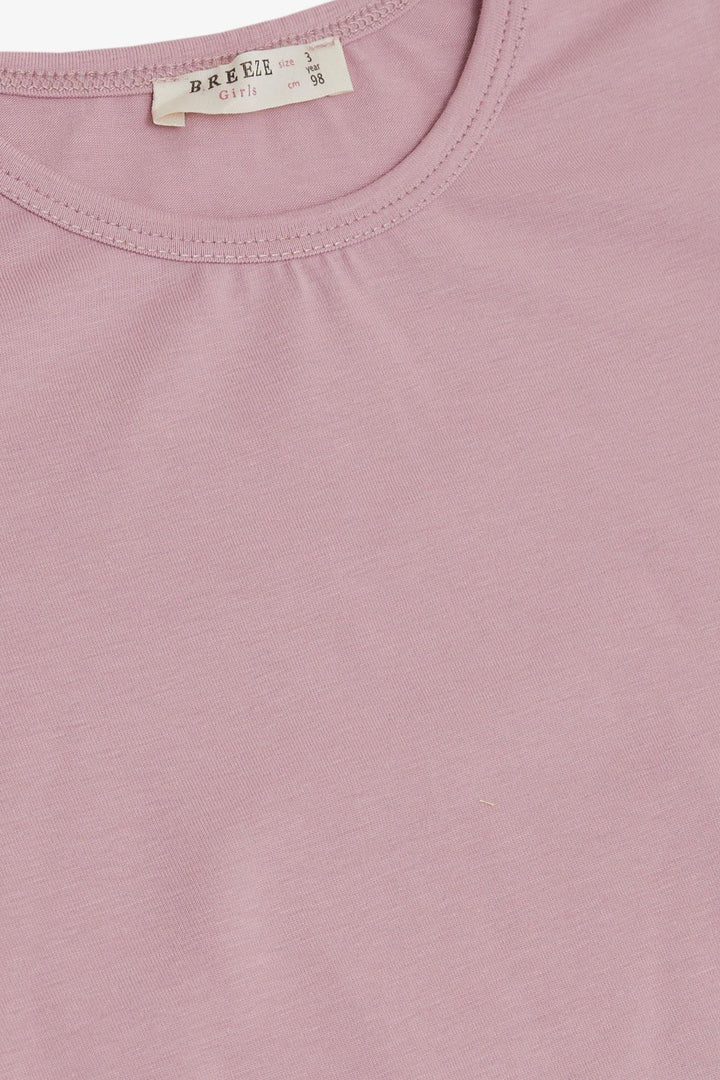 BRE Breeze Girl Child Tunic Dress Friendship Themed Princess Kitty Printed 1.5-5 Years, Rose Pink - Lugano