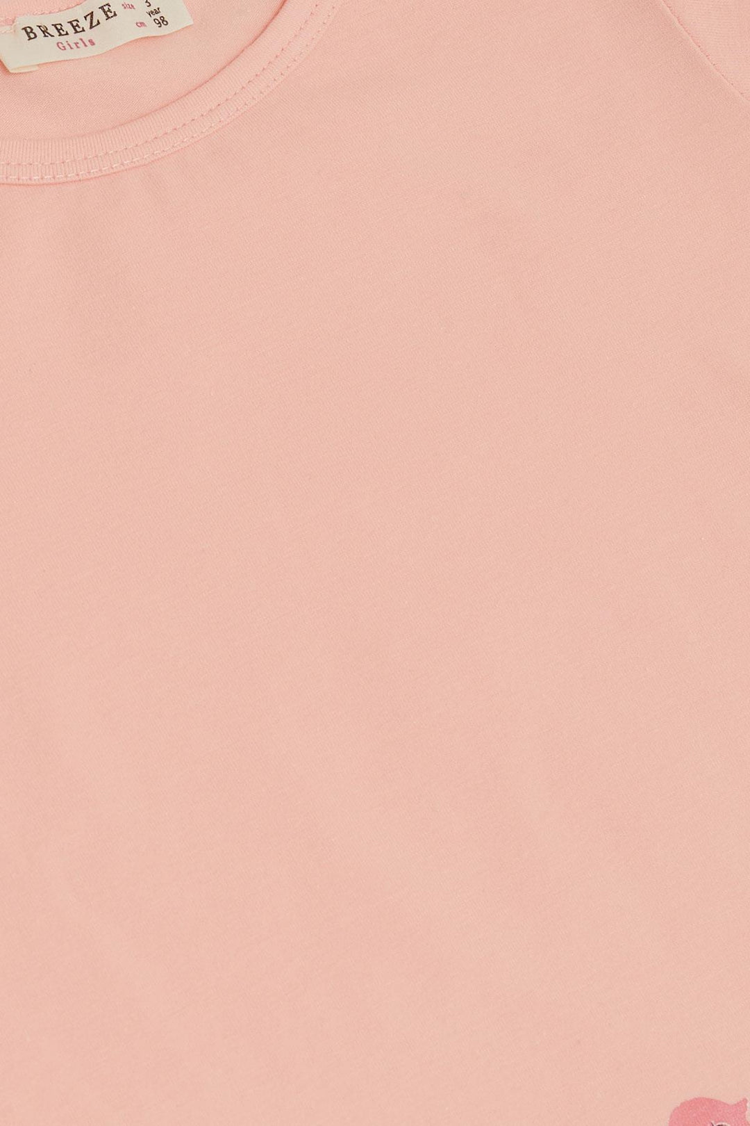 BRE Breeze Girl Child Tunic Dress Friendship Themed Princess Kitty Printed 1.5-5 Years, Salmon - Hoboken