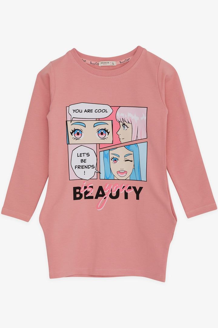 BRE Breeze Girl's Tunic Cool Girl Printed 82 Years, Powder - Cernusco sul Naviglio