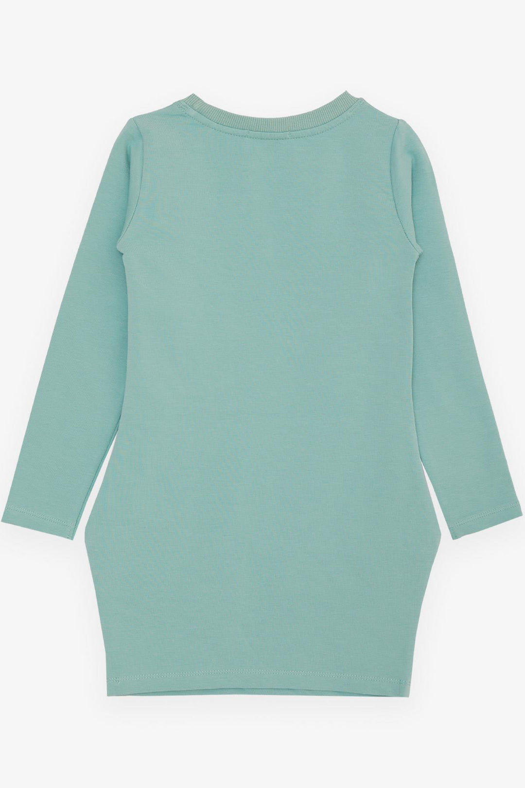 BRE Breeze Girl's Tunic with Happiness Theme Print, 82 Years, Mint Green. - Sokhumi