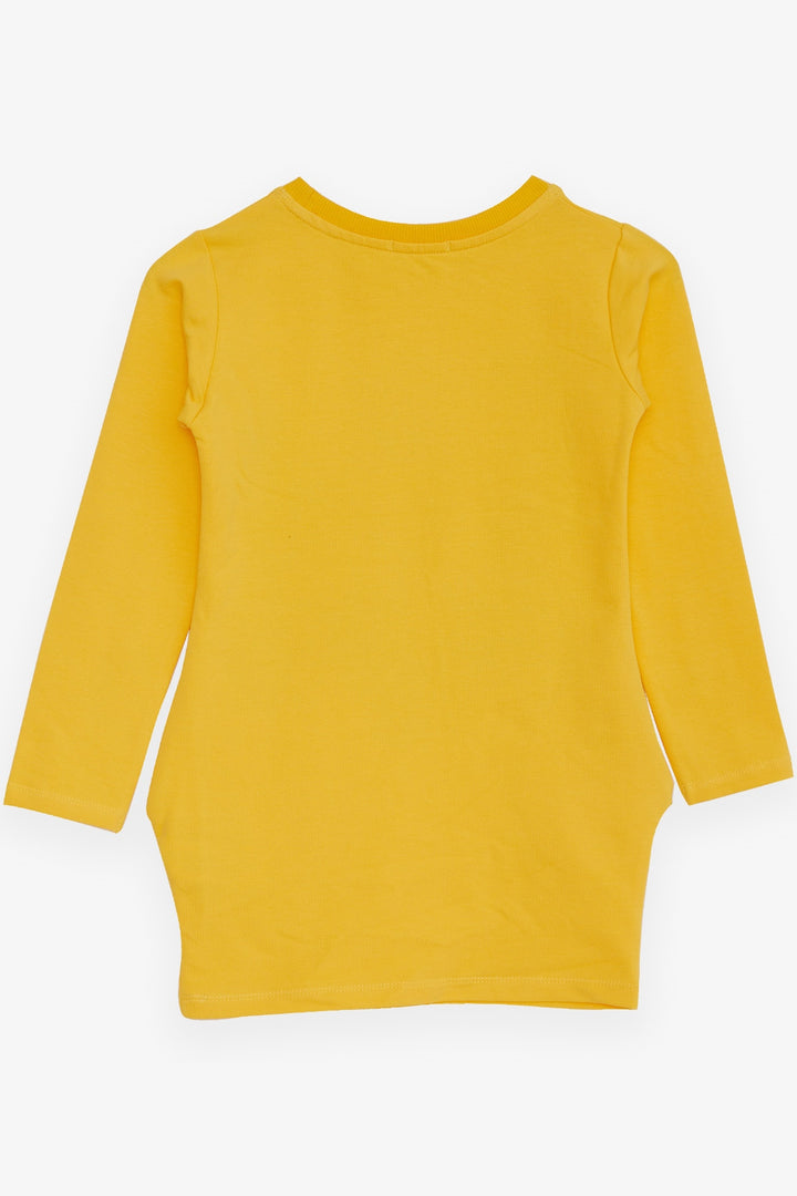 BRE Breeze Girl's Tunic with Sequins Printed for Girls 82 Years, Yellow - Marysville