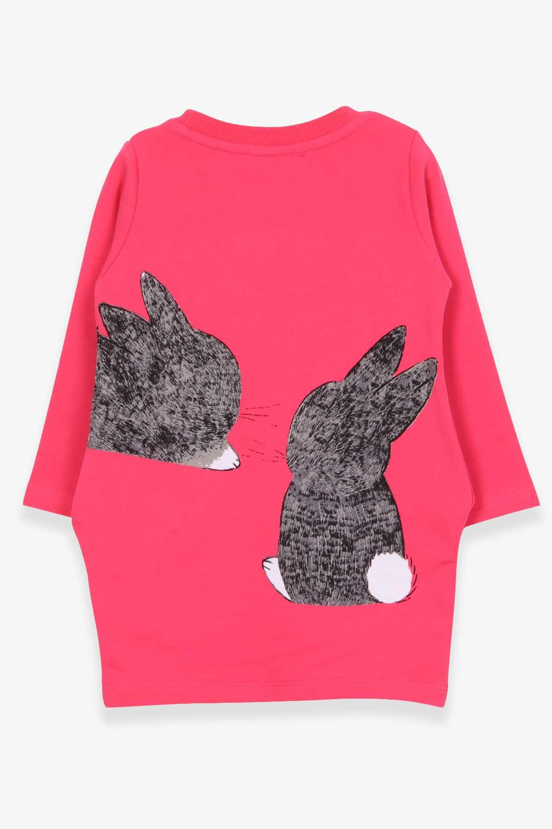 BRE Breeze Girl's Tunic with Rabbit Pattern 1.5-5 Years, Pink - Pomigliano d’Arco