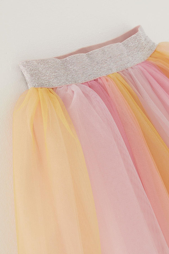 BRE Breeze Girl's Tutu Skirt Colorful Tulle 52 Years, Mixed Color - Missoula