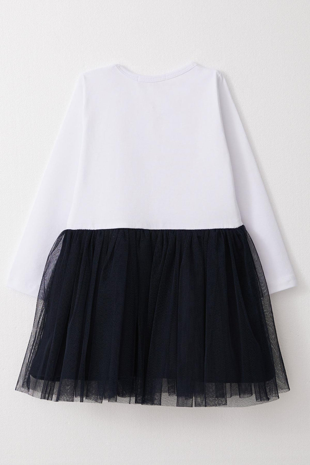 BRE Breeze Girl Child Long Sleeve Dress with Cute Owl Printed Bow 1.5-5 Years, White - Milford city