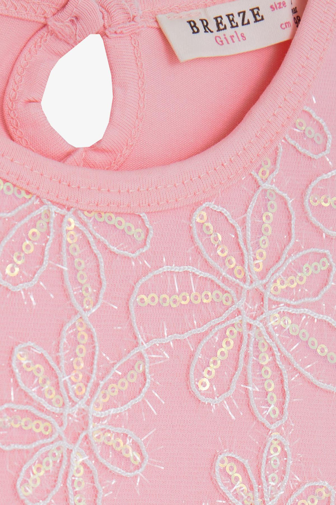 BRE Breeze Girl Child Long Sleeve Dress with Bow Tulle 3-8 Years, Pink - Eccles