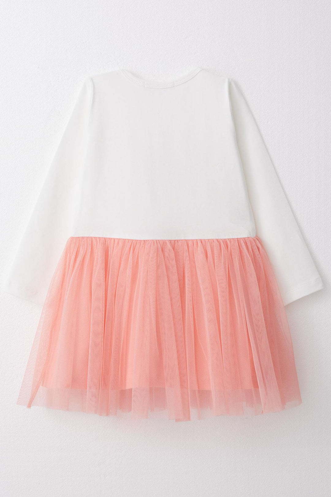 BRE Breeze Girl Child Long Sleeve Dress with Cute Bow Owl Printed 1.5-5 Years, Ecru - Álimos