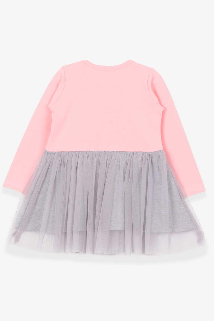 BRE Breeze Girl Child Long Sleeve Dress Rainbow Printed 1.5-5 Years, Powder - Velbert