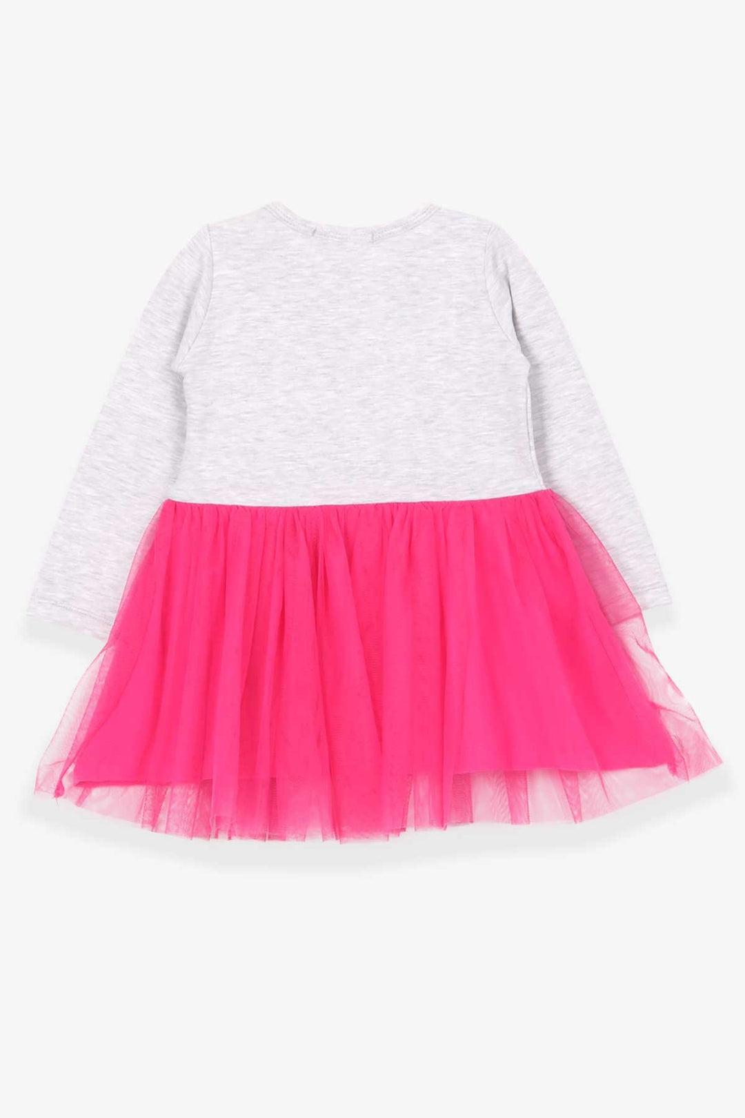 BRE Breeze Girl Child Long Sleeve Dress Rainbow Printed 1.5-5 Years, Grey Melange - Atlantic City