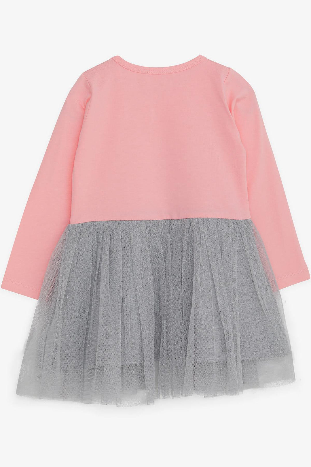 BRE Breeze Girl Child Long Sleeve Dress with Kitty Print, 1.5-5 Years, Pink - Crotone