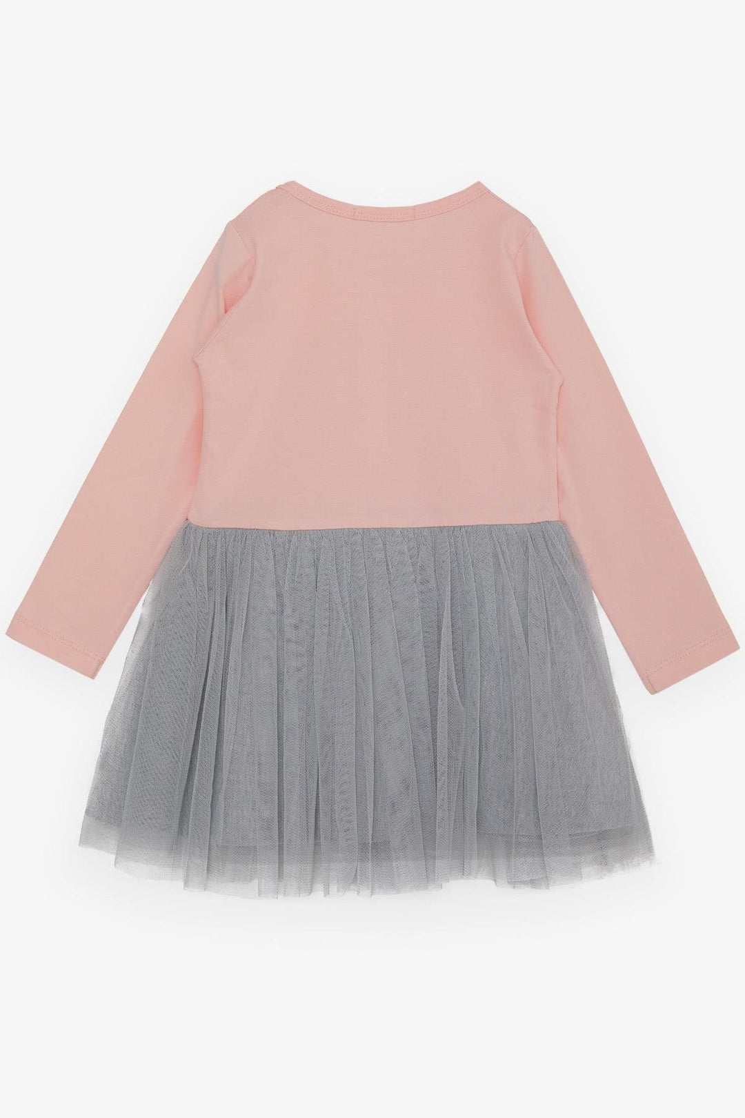 BRE Breeze Girl Child Long Sleeve Dress Tulle Printed Summer 1.5-5 Years, Powder - Castelldefels