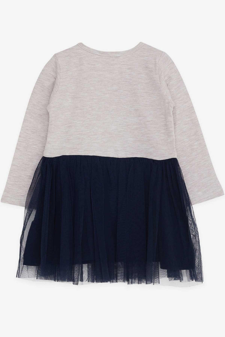 BRE Breeze Girl Child Long Sleeve Dress Unicorn 1.5-5 Years, Beige Melange - Fredericton