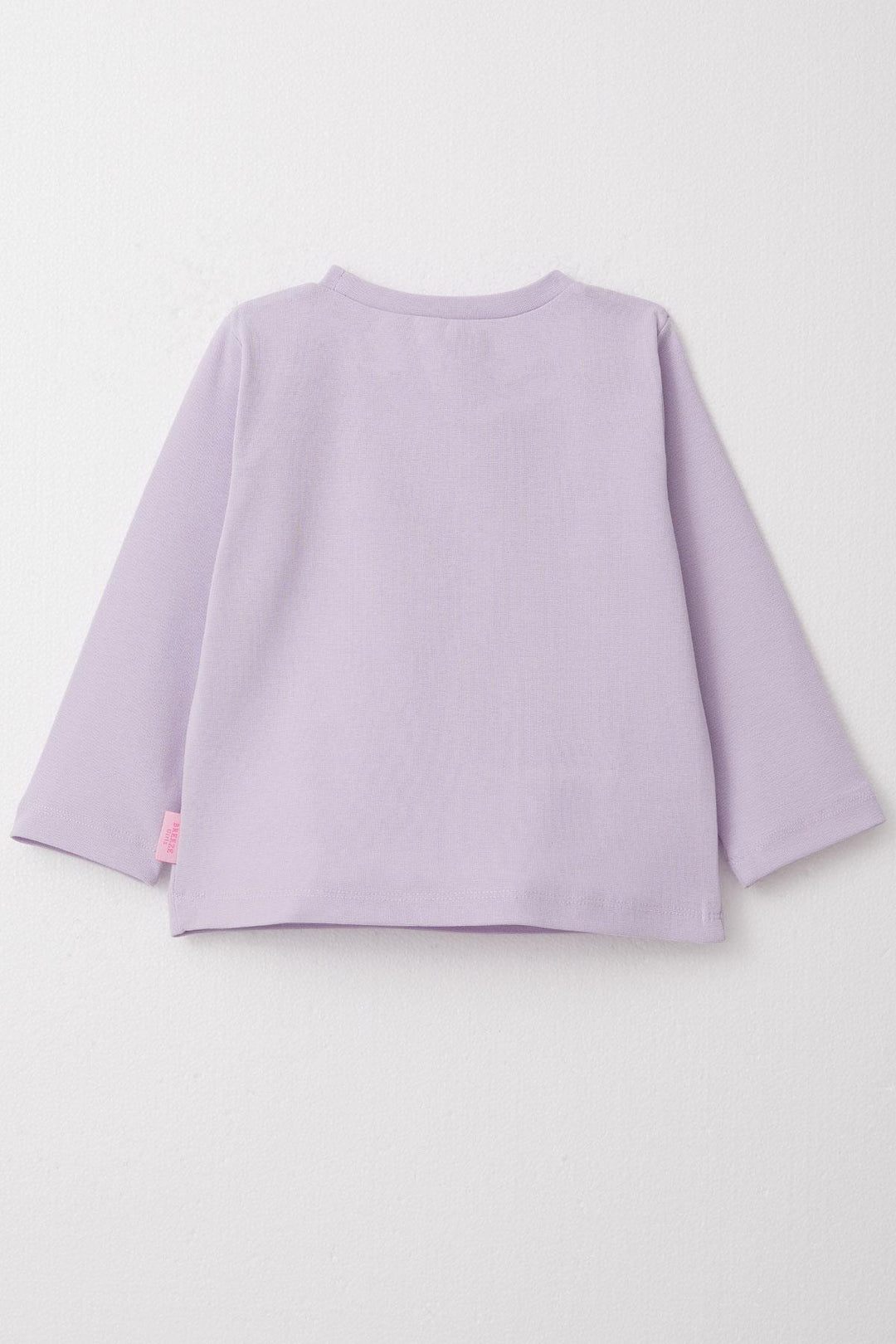 BRE Girl's Long Sleeve T-Shirt Basic 1-4 Years, Light Lilac - Lombard