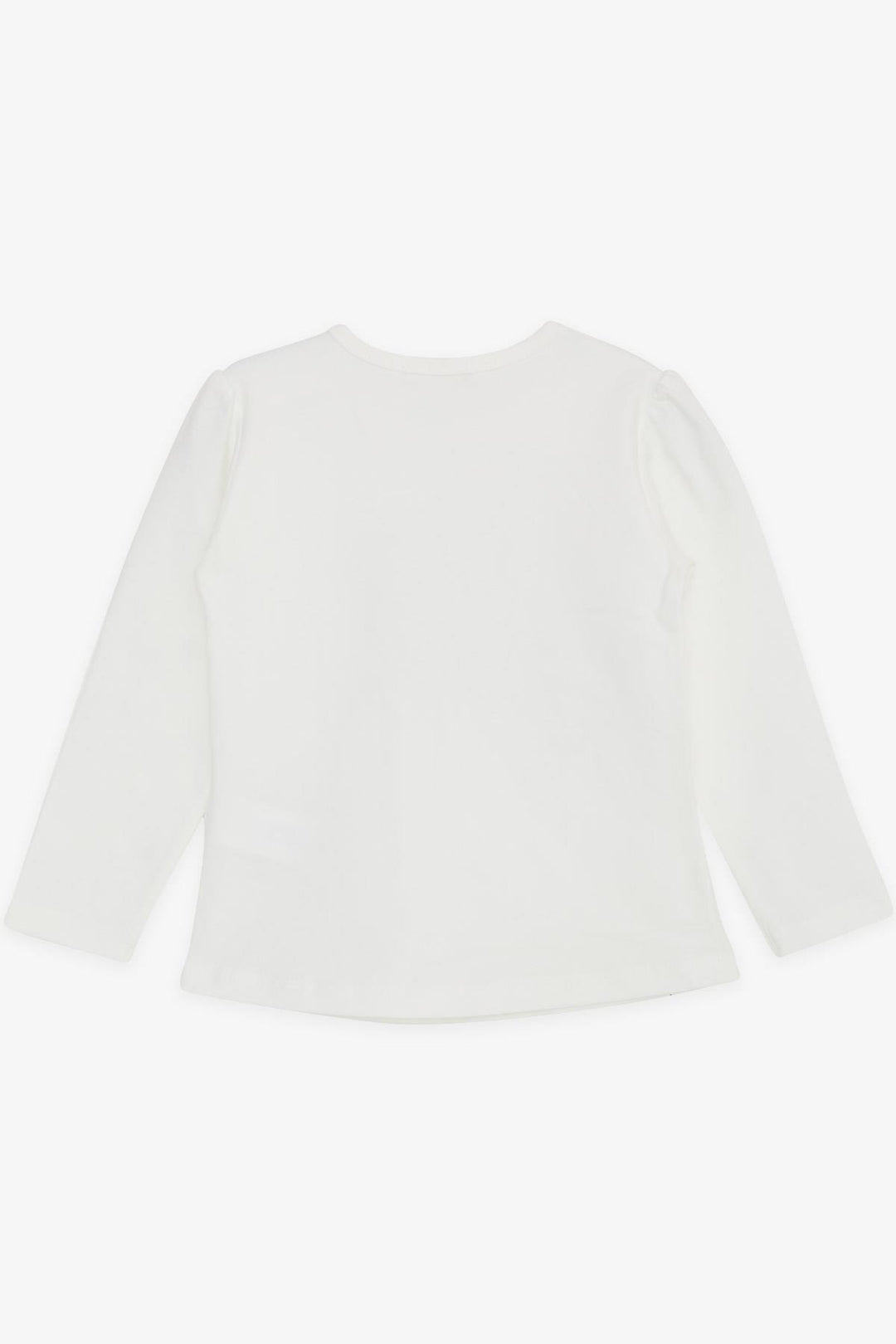 BRE Breeze Girl Child Long Sleeve T-Shirt Floral Girl Printed 1-4 Years, Ecru - Carini