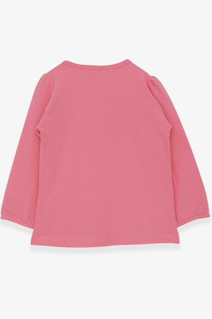 BRE Breeze Girl Child Long Sleeve T-Shirt Frilly 3-8 Years, Pink - Caivano