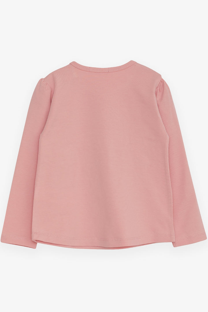 BRE Breeze Girl Child Long Sleeve T-Shirt Cool Girl Printed 1.5-5 Years, Salmon - Brovary
