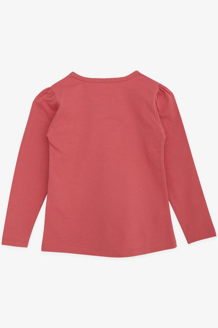 BRE Breeze Girl Child Long Sleeve T-Shirt Girl Checked 4-9 Years, Pink - Don Benito