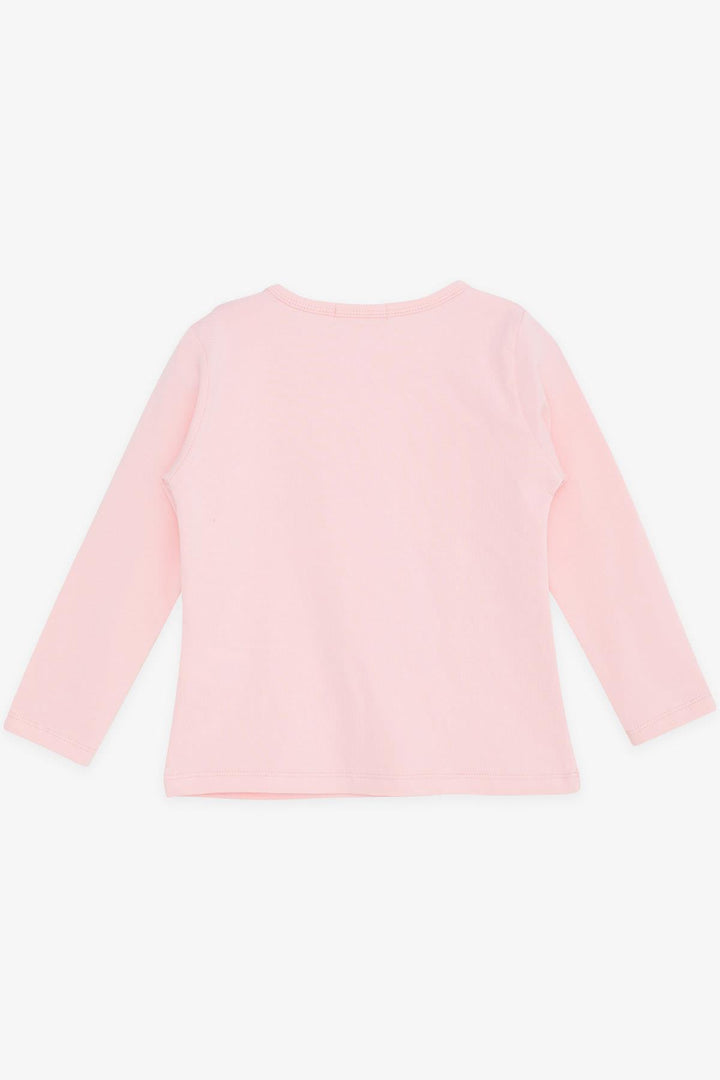 BRE Breeze Girl Child Long Sleeve T-Shirt Happiness Themed Girl Printed 1-4 Years, Pink - Jiquílpan de Juárez