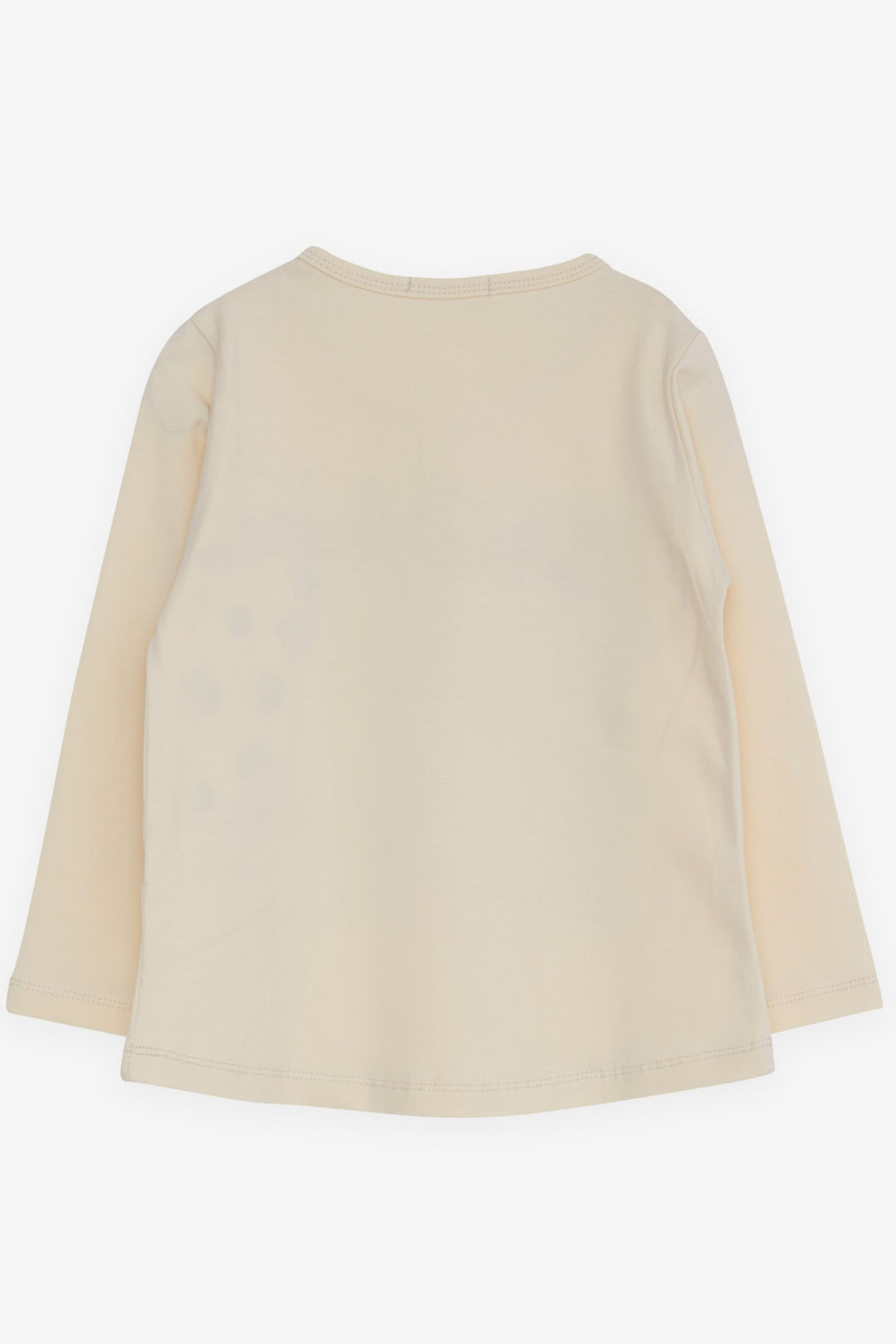 BRE Breeze Girl Child Long Sleeve T-Shirt Sequined Girl Printed 3-8 Years, Cream - Thessaloníki