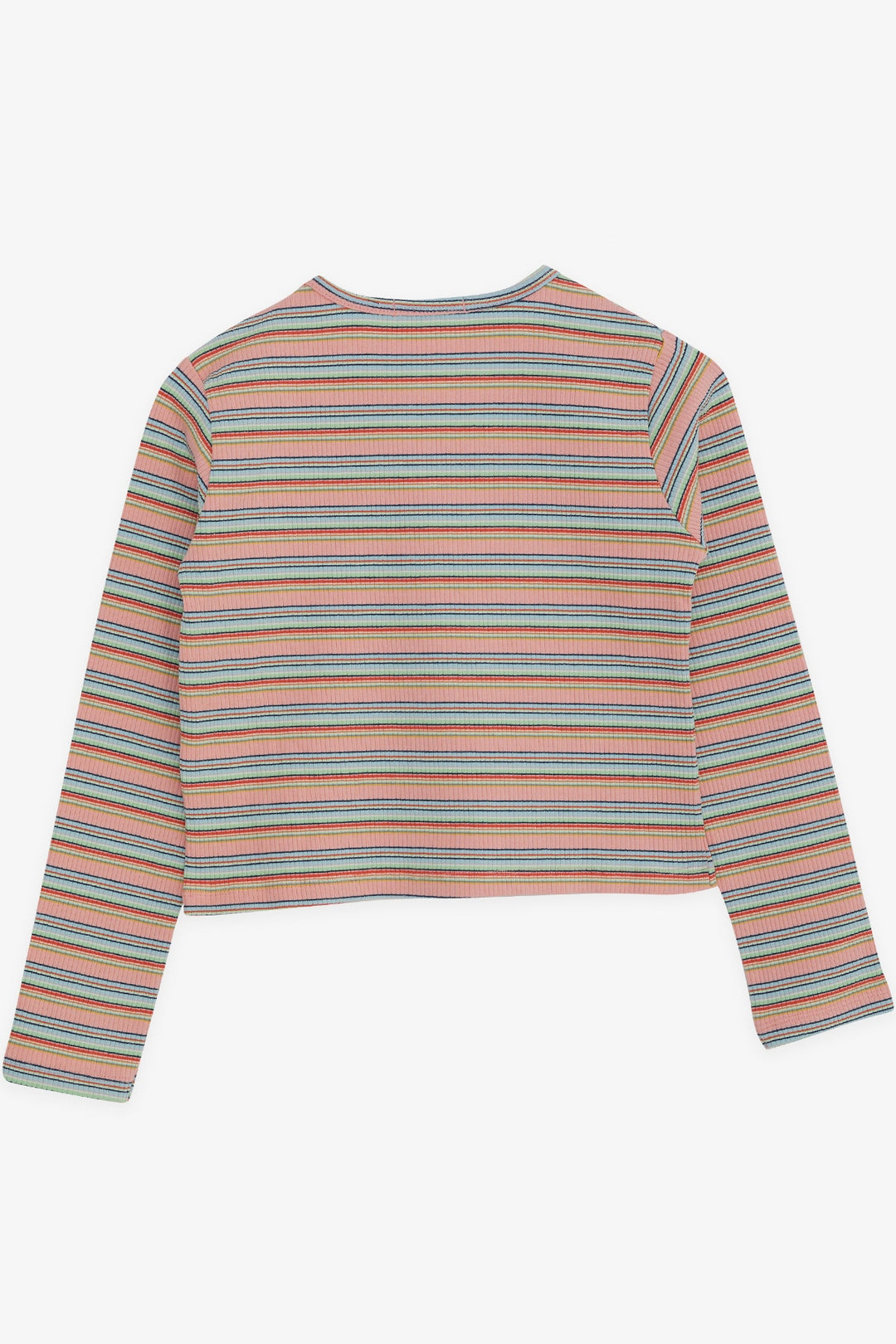 BRE Breeze Girl Child Long Sleeve T-Shirt Colorful Striped 94 Years, Mixed Color - Zhovti Vody