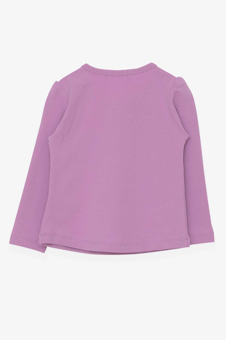 BRE Breeze Girl Child Long Sleeve T-Shirt Painter Girl Printed 1-4 Years, Lilac - Lipjan