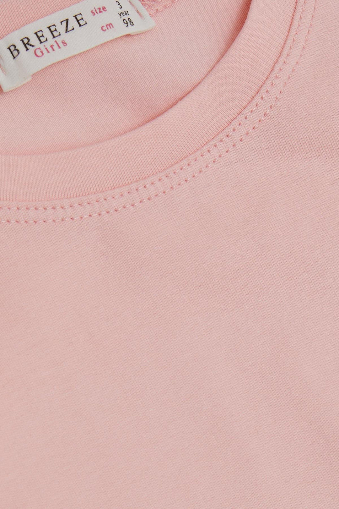 BRE Breeze Girl Child Long Sleeve T-Shirt Cute Bunny Printed Shoulder Ruffled 1-4 Years, Pink - Lower Hutt