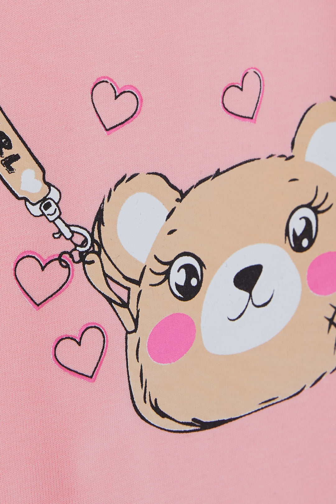 BRE Breeze Girl Child Long Sleeve T-Shirt Cute Moon Printed 2-6 Years, Pink - Osnabrück