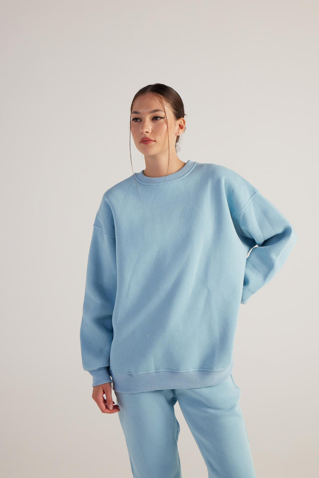 HLLY Women Fluffy Sweatshirt Blue - North Shields