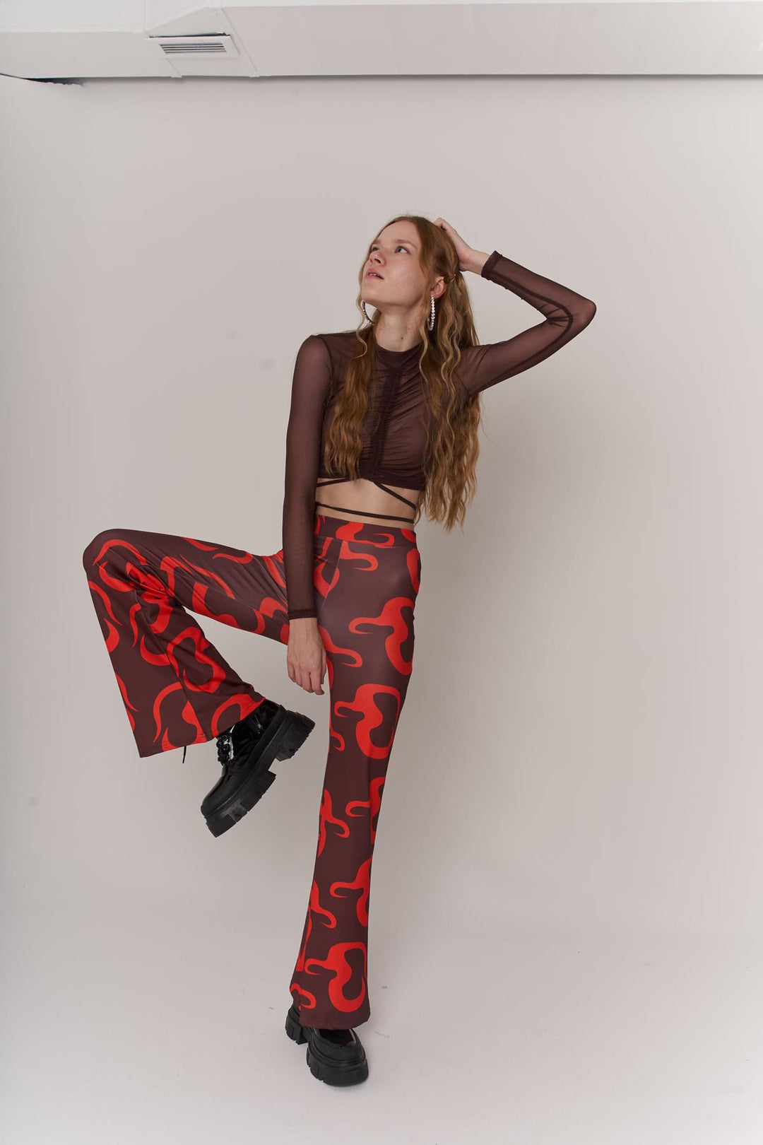 HLLY Women Gable Blouse Brown - Wausau