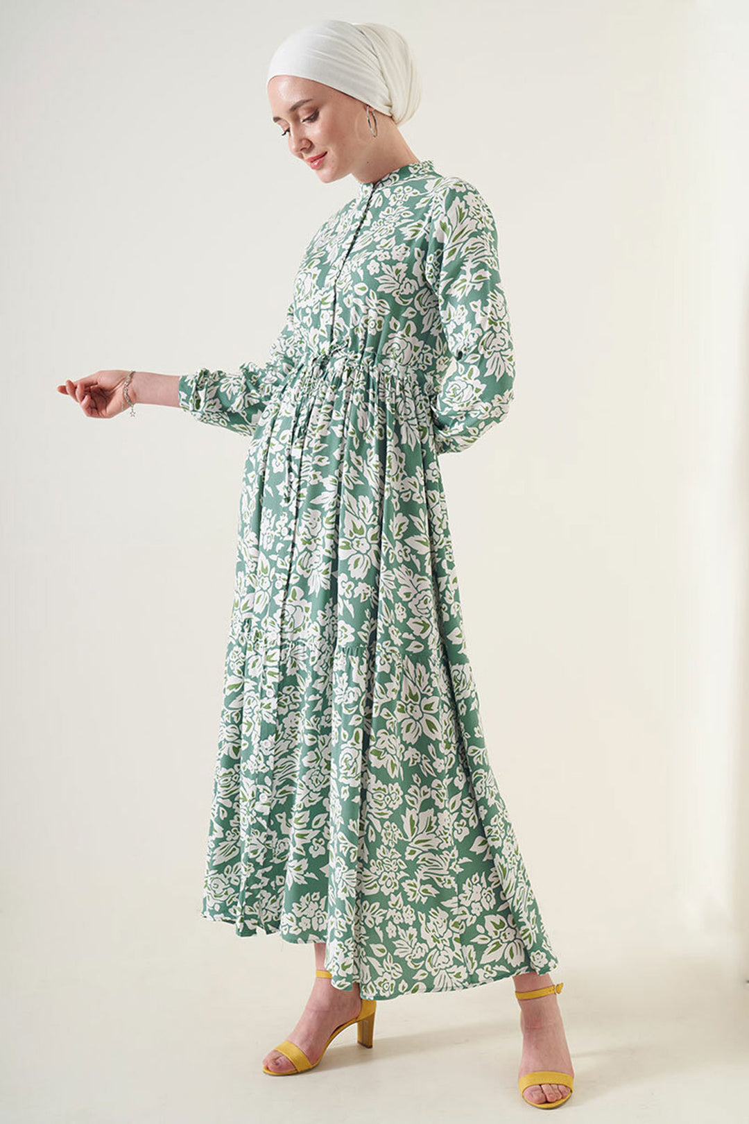 BGD Women Judge Collar Hijab Dress - Çağla - West Palm Beach