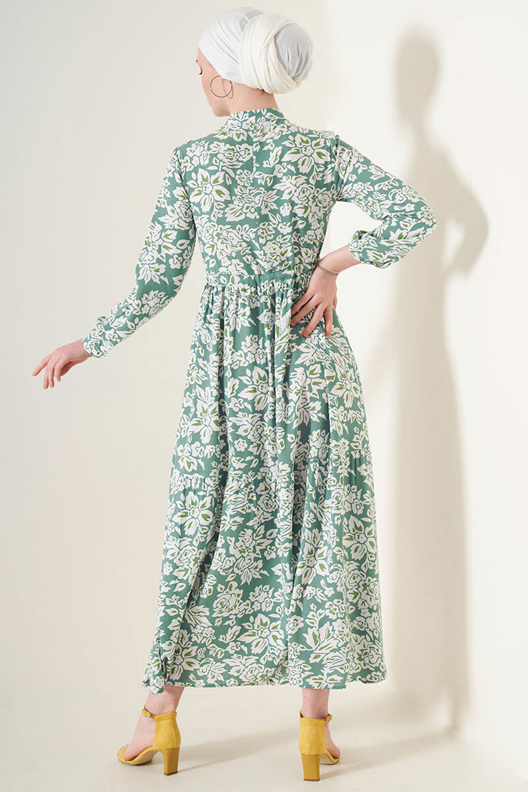 BGD Women Judge Collar Hijab Dress - Çağla - West Palm Beach