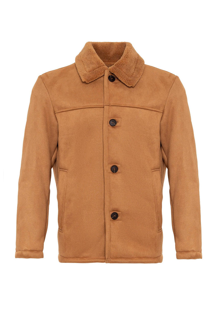 ANT Lining Detailed Suede Coat - Kensington