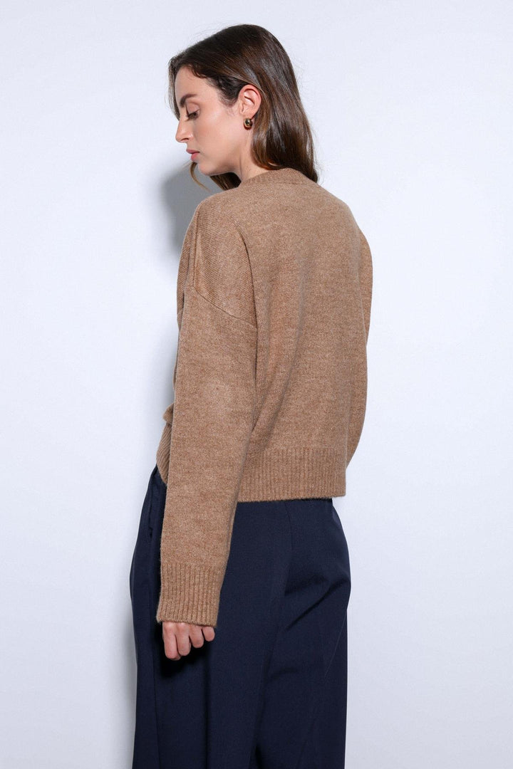 ANT Antioch Camel Wool Blend Women's Sweater - Tamworth