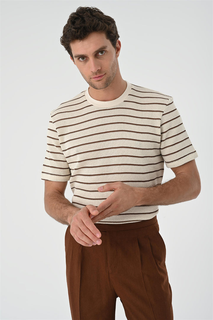 ANT Striped Knitted Men's T-Shirt - Toulouse