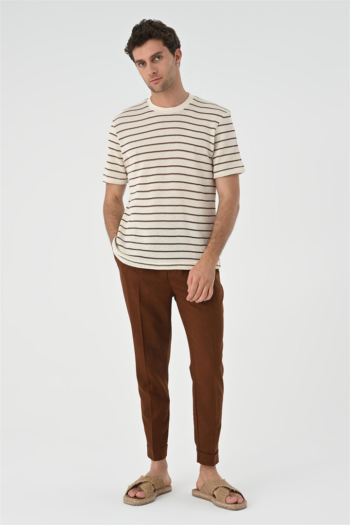 ANT Striped Knitted Men's T-Shirt - Toulouse