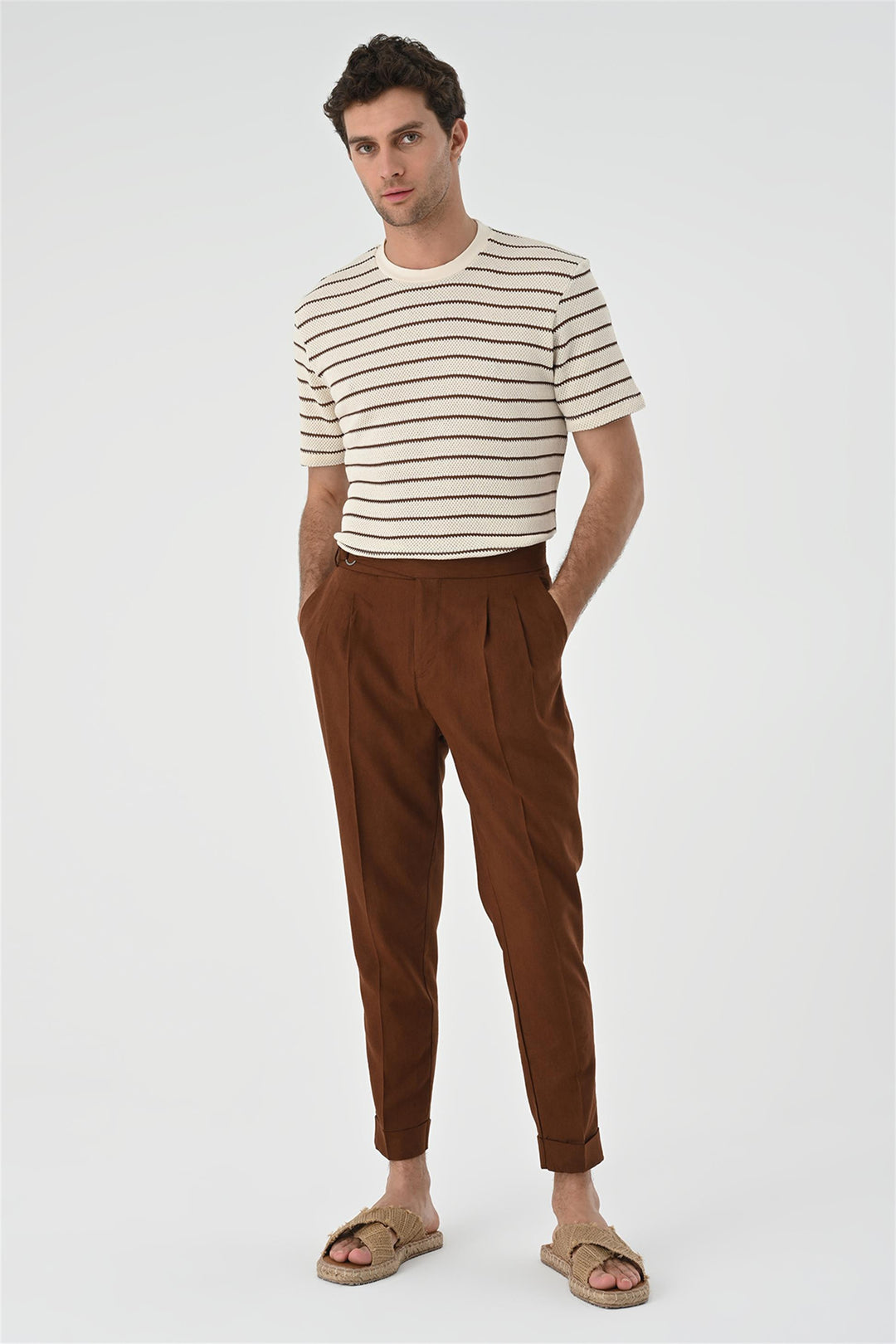 ANT Striped Knitted Men's T-Shirt - Toulouse