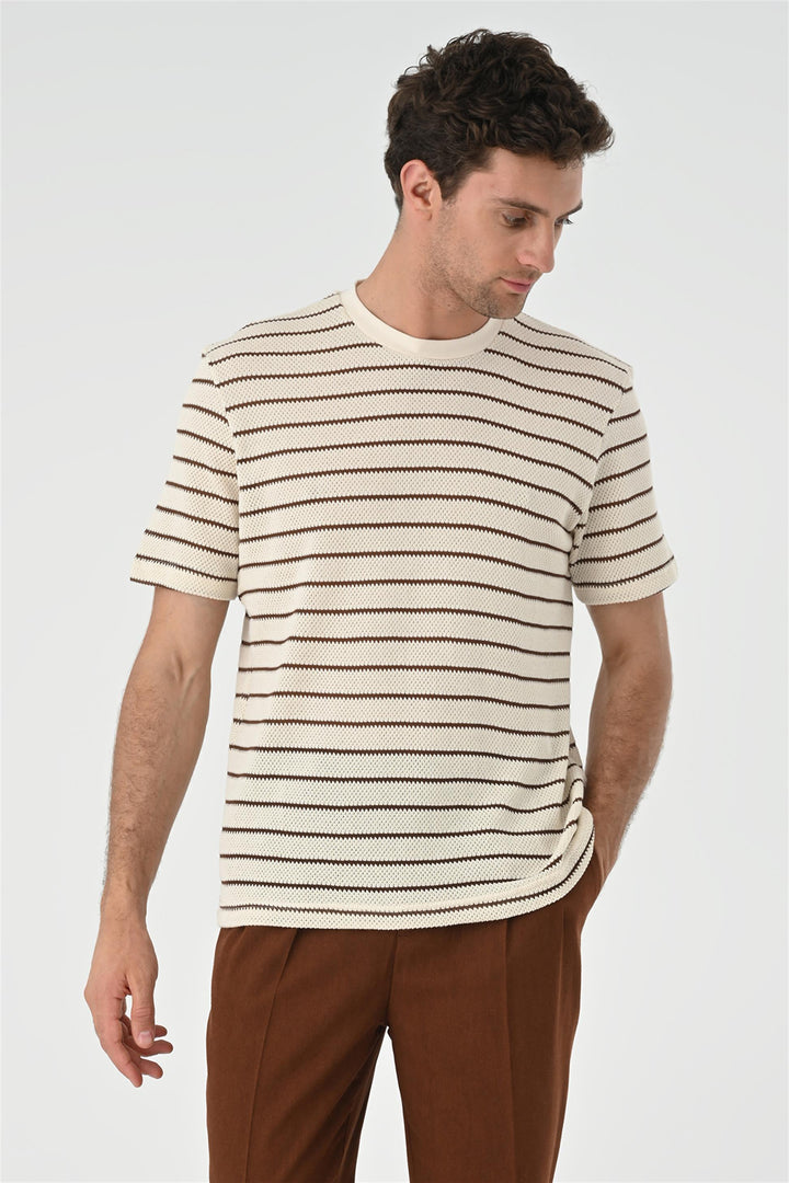 ANT Striped Knitted Men's T-Shirt - Toulouse