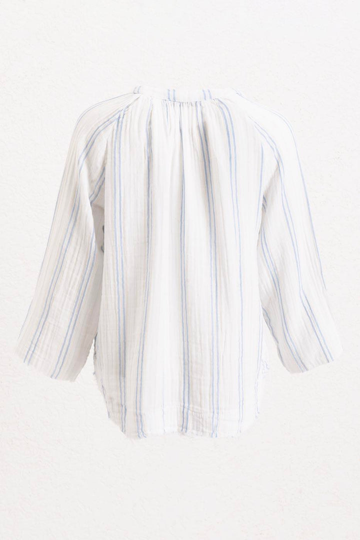 BSL Women Cotton Oversize Blouse - Westminster