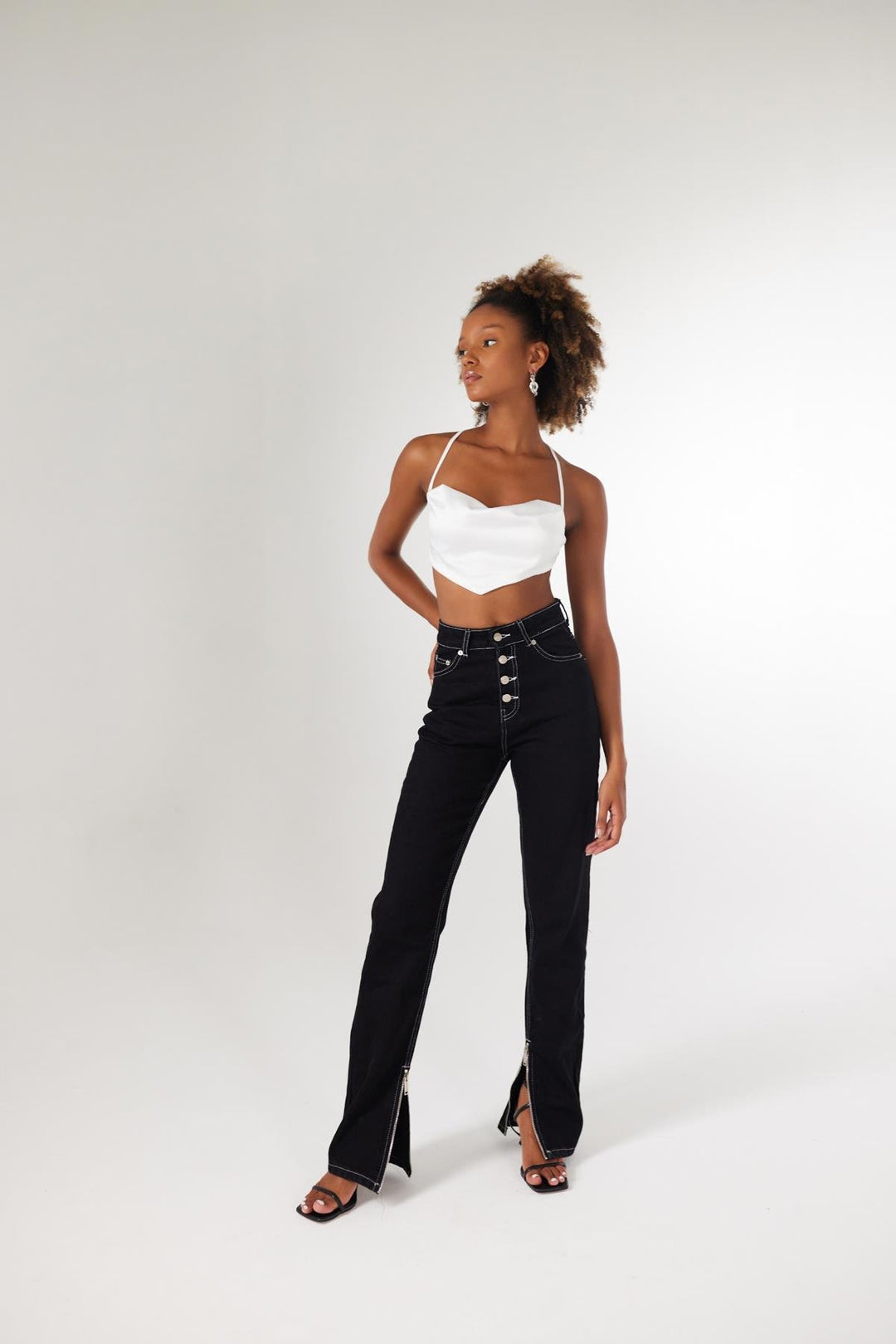 HLLY Women Shery Crop White - Mazarrón