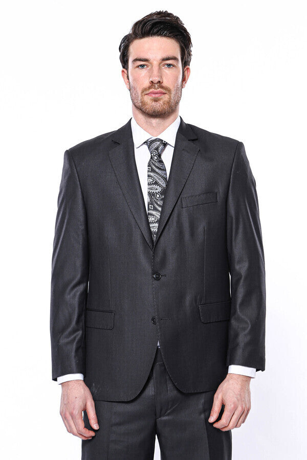 WSS Dark Grey 4 Drop Regular Suit  - Huamantla