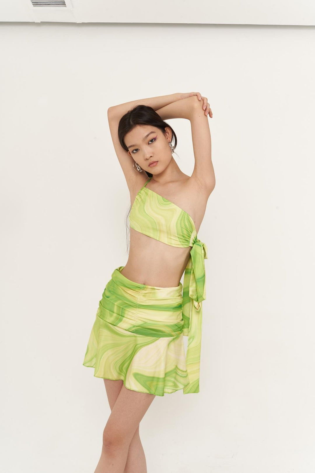 HLLY Women Malrose Skirt Green - San Francisco del Rincón