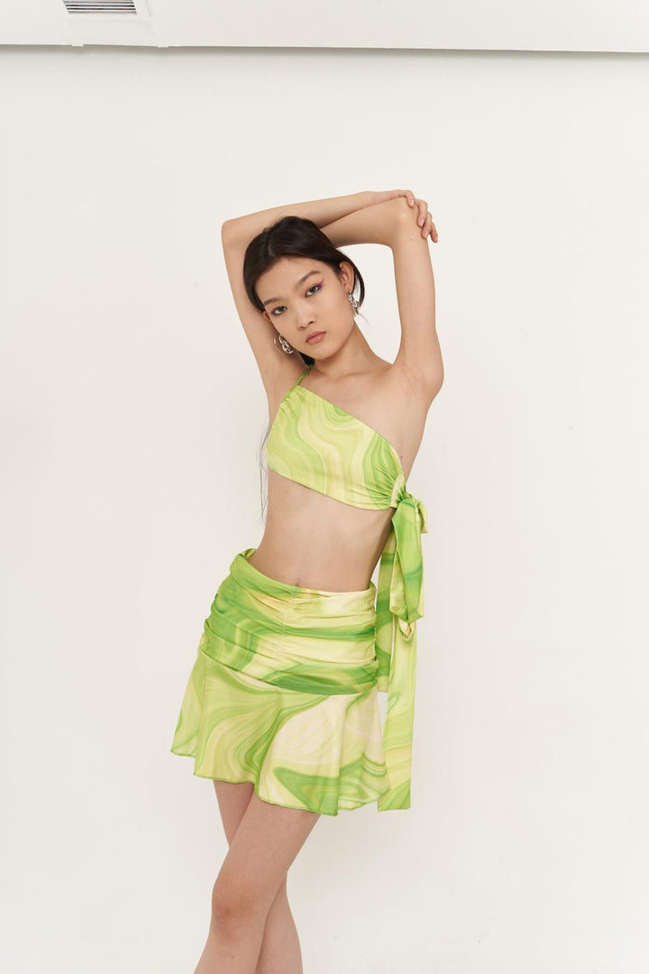 HLLY Women Malrose Skirt Green - San Francisco del Rincón