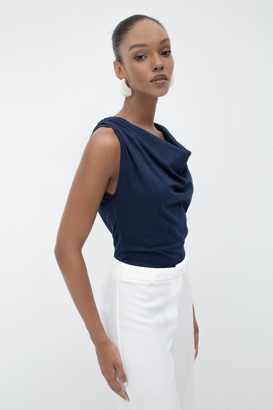 BSL Women Ruffle Collar Blouse - Bell Gardens